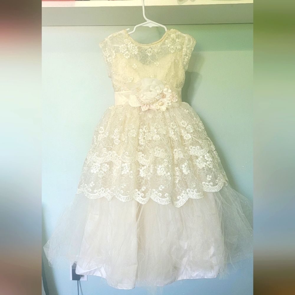 Christianing gown ropon de bautizo tejido a Mano, hand made
